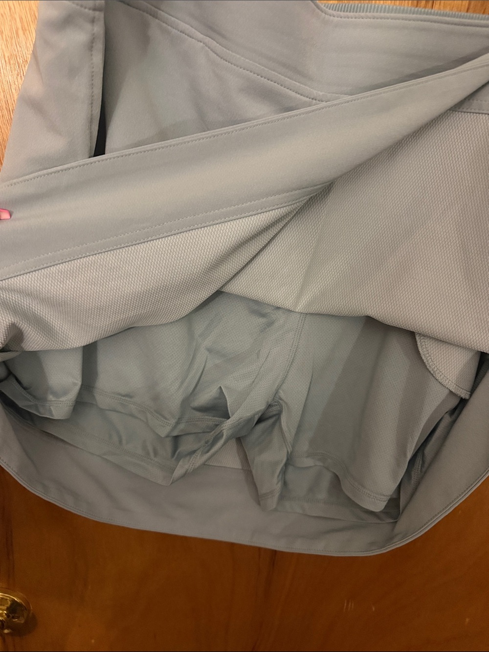 Grey Athletic Skort with Pockets - Picture 4 of 4